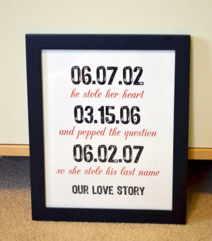 ... - gift for husband/ wife- unique gift- love story. $10.00, via Etsy