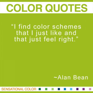 Quotes About Color By Alan Bean