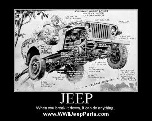 Real Jeeps have Round Headlights, Folding Windshields, and can tow a ...