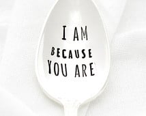... spoon with Ubuntu quote. Inspirational quote spoons by Milk & Honey