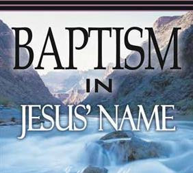 Baptized in the Name of Jesus
