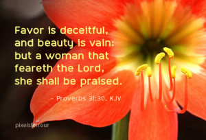 Bible Verse #7: Beauty and Vanity