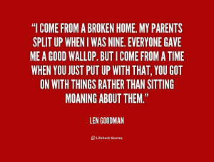 Quotes About Broken Home