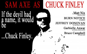 Burn Notice Sam Axe/Chuck Finley Wallpaper