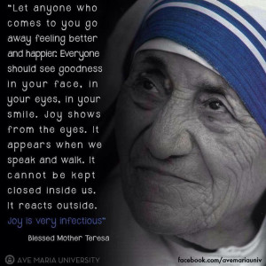 Thank you Blessed Mother Teresa!!