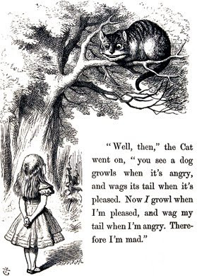 was in 1951, Disney animated film Alice in Wonderland . Cheshire Cat ...