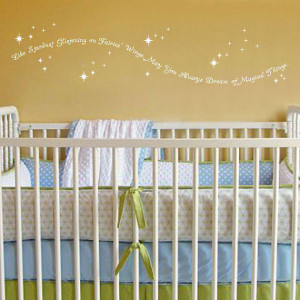 Like Stardust Glistening on Fairies Wings - Vinyl Wall Decal Quote ...