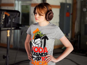 See Emma Stone’s Princess Leia Look