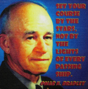 OMAR BRADLEY QUOTE - Printed Patch - Sew On - Vest, Bag, Backpack ...