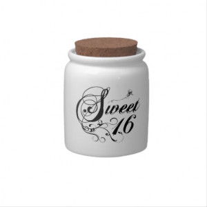 Sweet Sixteen (16) Quotes Candy Dish