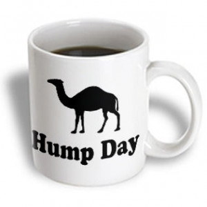 3dRose - EvaDane - Funny Quotes - Hump Day. Camel. Wednesday. - 15 oz ...