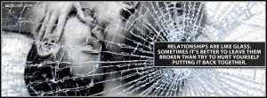 Broken Glass Facebook Cover