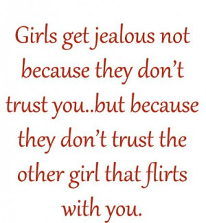 Girls get jealous
