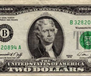 thomas jefferson two dollar bill