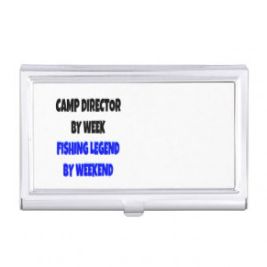 Fishing Legend Camp Director Business Card Holder