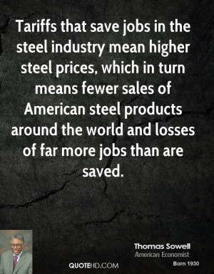 Tariffs that save jobs in the steel industry mean higher steel prices ...