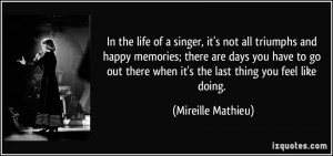 More Mireille Mathieu Quotes