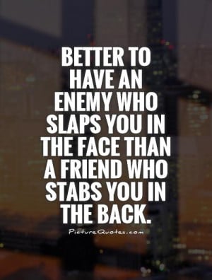 backstabbing friends quotes and sayings