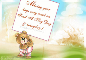Happy Hug Day Quotes Wishes SMS Messages With Images & Wallpapers