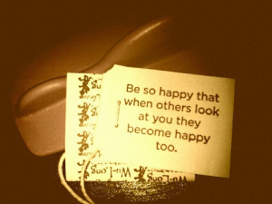 Yogi Tea Quote - Be happy