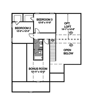 second floor plan copyright by designer alternate second floor plan