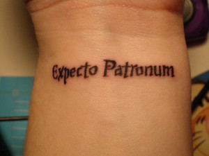 Expecto Patronum, Latin for 