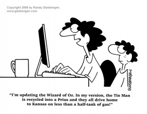 Ecology Comics and Cartoons Wizard of Oz author writer green