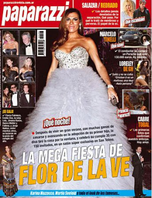 Revista Paparazzi – La mega fiesta de Flor de la V