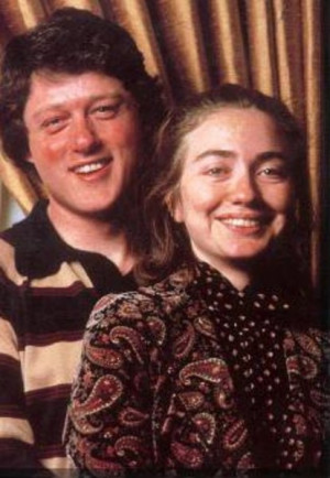 bill clinton and hillary in young days.....