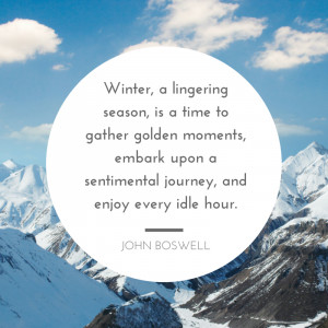 12 Cozy quotes in celebration of the winter solstice