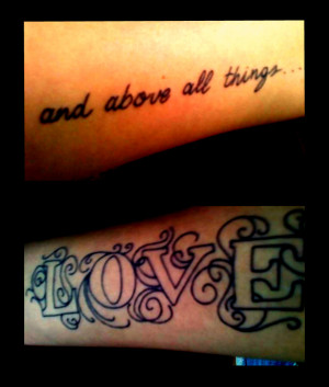 Moulin Rouge Tattoo Text Love Quote picture