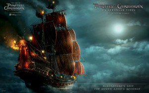 Blackbeard’s Ship in Pirates Of The Caribbean 4 HD Wallpaper #2479