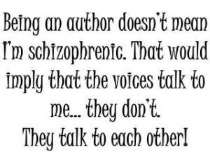 On being an author.