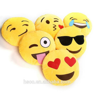 emoji smiley emoticon rond kussen thuis kussen gevuld pluche knuffel