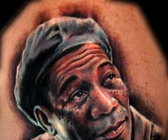 morgan freeman the shawshank redemption tattoo morgan freeman the ...