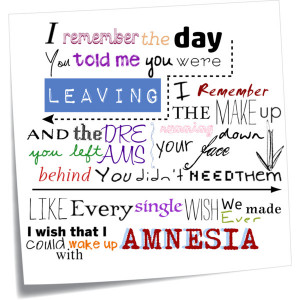 5SOS ~ Amnesia Lyrics