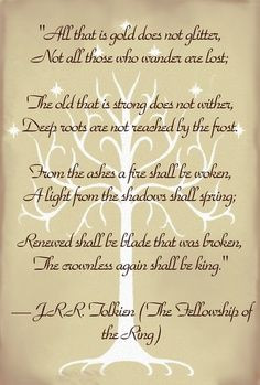 LOTR Lord of the Rings Quote Tolkien
