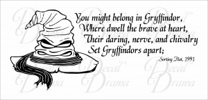Harry Potter Sorting Hat Song, Gryffindor, from Harry Potter and the ...
