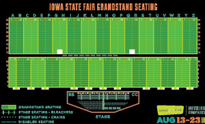 state fair grandstand seating chart