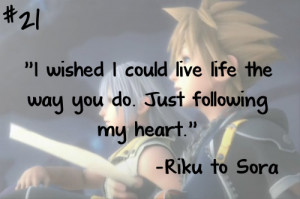 ... you do. Just following my heart.