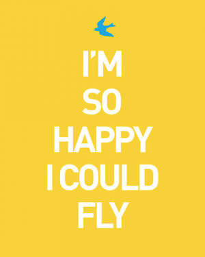 SO HAPPY I COULD FLY by TheLoveShop