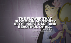 Mulan quote. :) - disney-princess Fan Art
