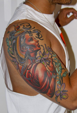 Egyptian Goddess Isis Tattoo