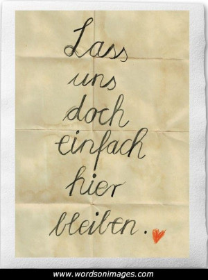 German love quotes