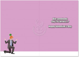 ... You Said No Flowers Funny Valentine's Day Greeting Card image 1