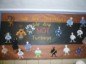 Art thanksgiving bulletin board bulletin-boards