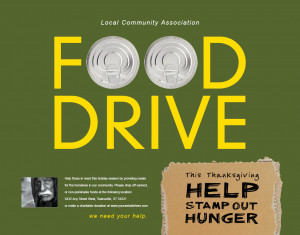 Food Drive Poster by 4pmdesign.com - Food & Beverage, Posters ...