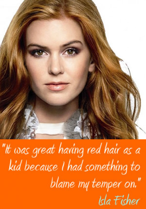 Famous Redheads on being a redhead