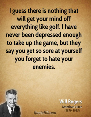 Will Rogers Sports Quotes