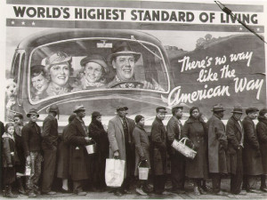 1937 photo by Margaret Bourke-White – Breadline during Louisville ...